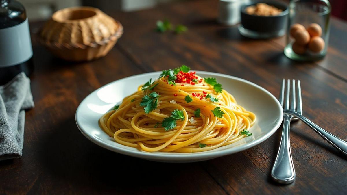spaghetti-ail-et-huile-pour-un-repas-facile